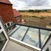 Full Walk-On Glass Floor Balcony, Frameless Balustrade & Privacy Screen, Whissendine, Rutland Full Walk-On Glass Floor Balcony, Frameless Balustrade & Privacy Screen, Whissendine, Rutland